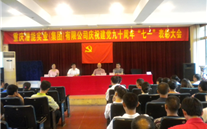 云顶集团官网集团庆祝建党九十周年“七一”表彰大会